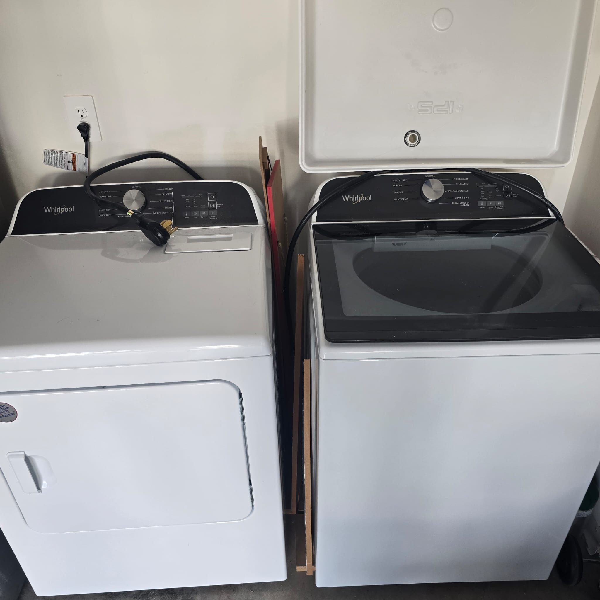 Washer Dryer & Refrigerator