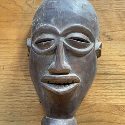 African Face Mask Hand Carving L:12