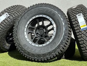 Set of 5 NEW 17” Jeep Wheels 5x127 Rims 35” Tires JL 392 Gladiator Wrangler 315/70R17 Sahara Rubicon