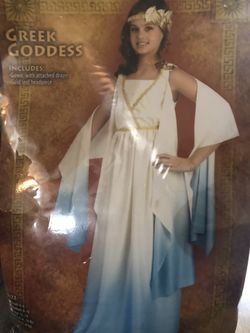Greek Goddess Girls Costume Size 8-10