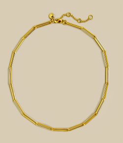 JCrew Factory T Bar Paper Clip Chain Necklace (16 1/4”)