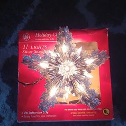 Silver Snowflake Tree Top