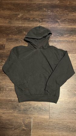faded black heavyweight hoodie
