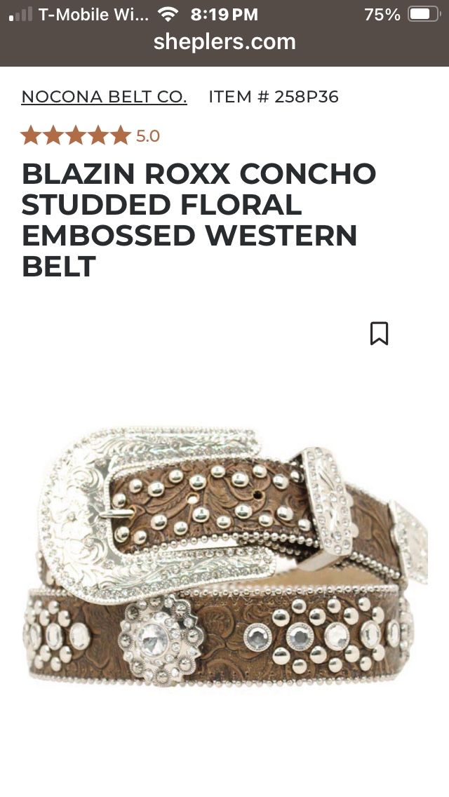 Women’s Belt Size Large