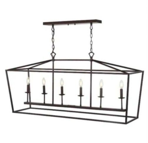 JONATHAN Y Pagoda 49  Farmhouse Pendant
Chandelier 
