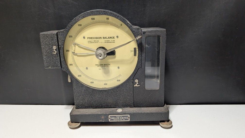 Vintage Roller-Smith Precision Balance Scale Model 701970 500 MG Capacity 1918 USA