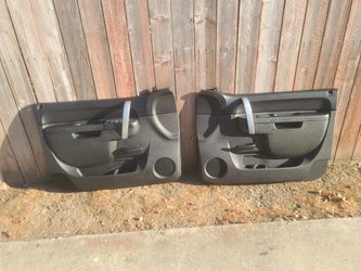 2010 to 2013 Silverado Sierra front door panels