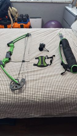 Archery Bow and Arrow + forearm protector and glove.