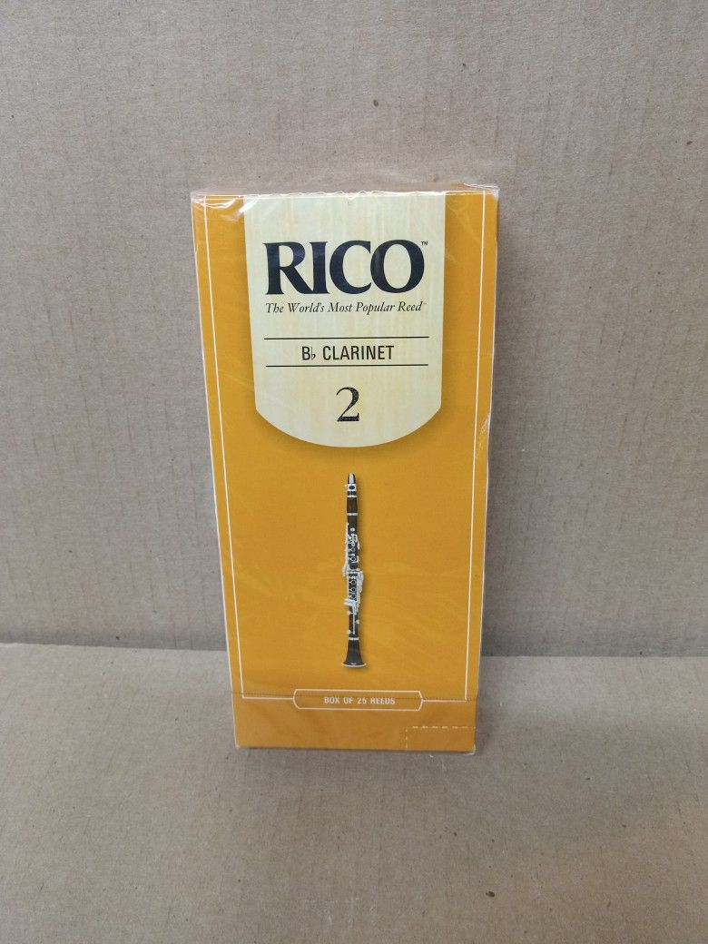 New Box Of Rico Reeds 25pk 