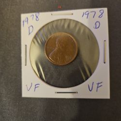 1978 D Lincoln Penny 