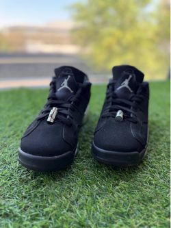 Nike Air Jordan 6 Retro Low Chrome Black Silver GS 6.5 Youth Basketball Shoes