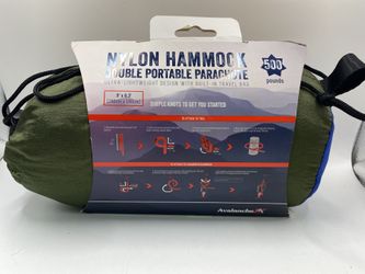 Hammock double portable parachute Nylon 