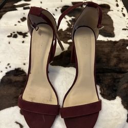 Burgundy Heels