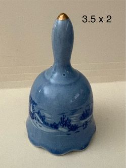 Vintage Currier and Ives ceramic bell