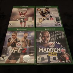 Xbox One Games ( Good Condition ) - No Scratches