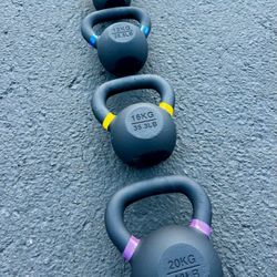 NEW Kettlebells Weight Set Kettle Bell Home Gym Crossfit Olympic Weights 