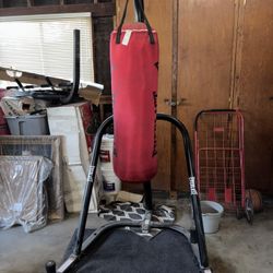 Everlast Punching Bag 80 Pounds With Stand