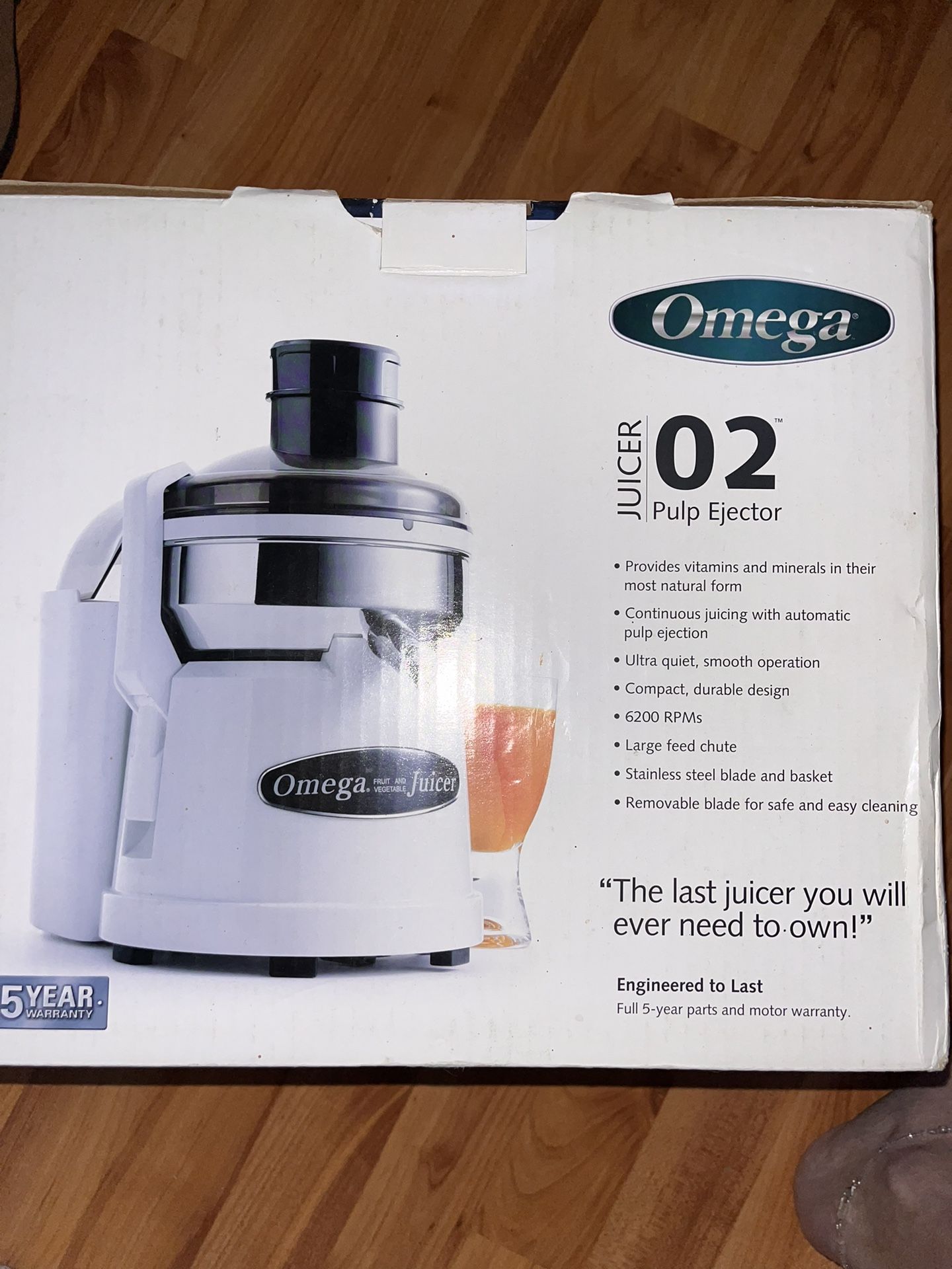 Omega Fruit And Vegetable Juicer (never Used)