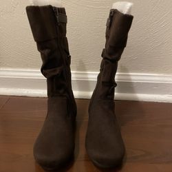 Brown Little Kids Boots