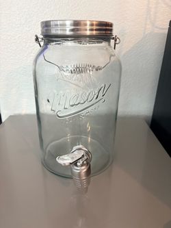 Mason Craft & More Glass Drink Dispenser