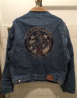 Polo rodeo denim jacket, large