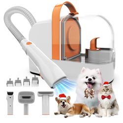 Pet grooming vacuum