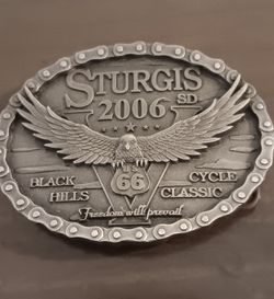 Harley Davidson Collectible Vintage Sturgis Buckle