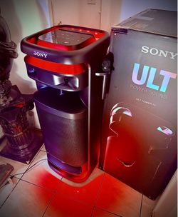 Sony ULT Tower 10 Ultimate Party Tower Speaker - Wireless Microphone , 360 Party Lights, ULT Bass Boost
