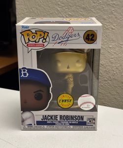 Funko Pop MLB Dodgers: Jackie Robinson (Gold) Batting Figure