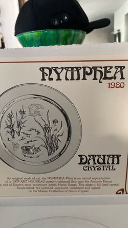 RYMPTER DAUM crystal plate