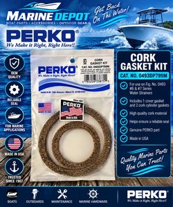 ⚓ PERKO Cork Gasket Kit – Cat. No. 0493DP799M