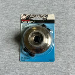 Universal Flange & Nipple - Brushed Nickel