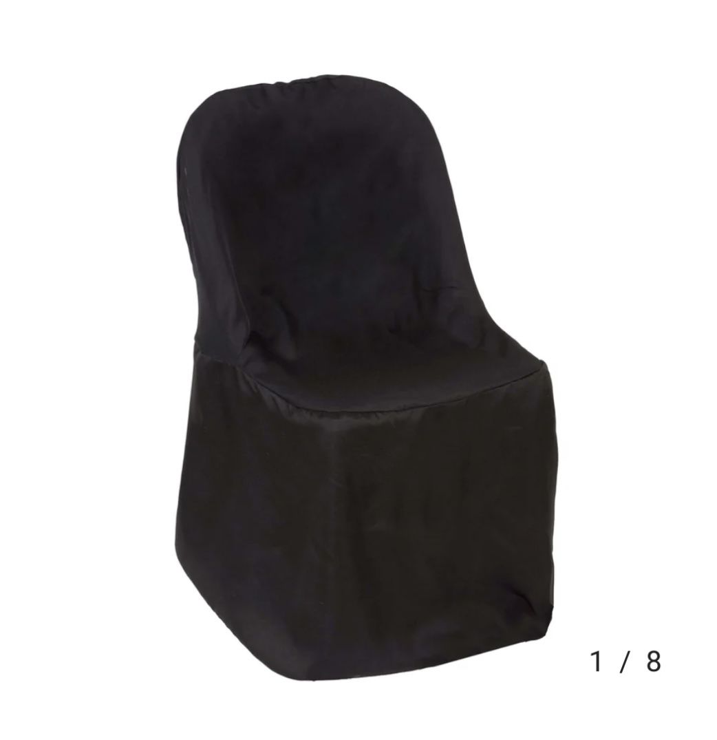 New Black Chair Covers $2 Each 