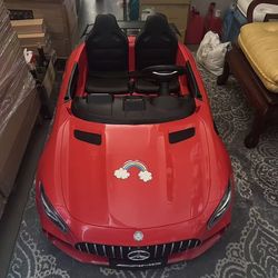 Mercedes AMG Kids Electric Ride-On Car – Red