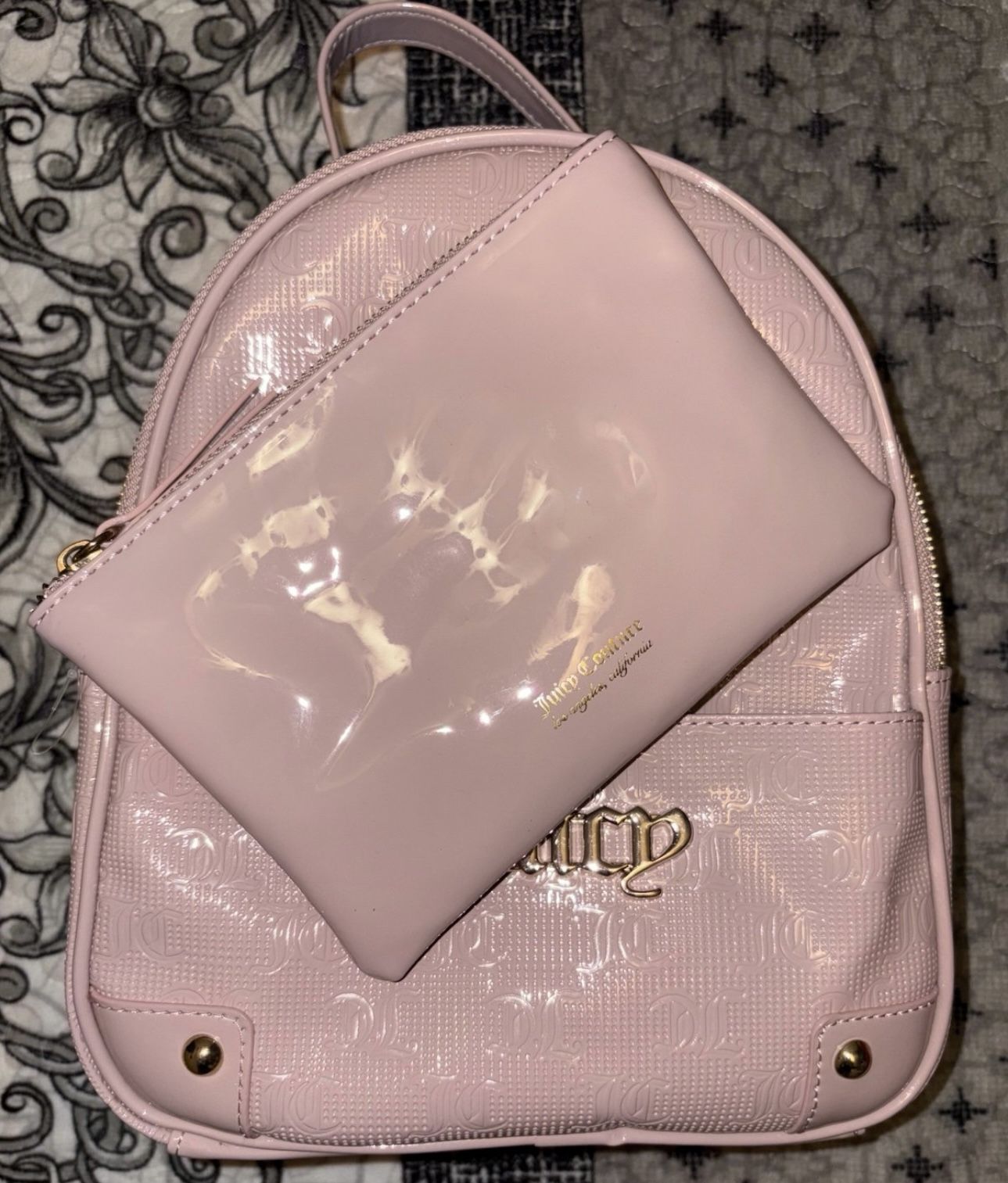 Juicy Couture Backpack + Wallet