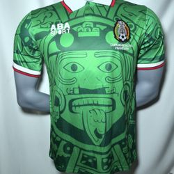 1998 World Cup Retro Mexico Home Jersey