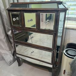 Mirror End Table