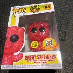 Funko Pop Sour Patch Red berry. Glow In The Dark