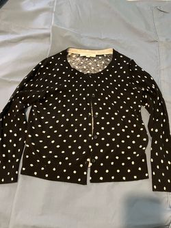 LOFT Polka Dot Cardigan Sweater