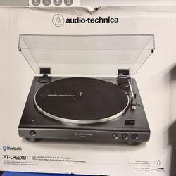 Audio Technica AT-LP60XBT Fully Automatic Belt-Drive Turntable With Bluetooth 