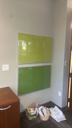 Four Colorful “White” boards for home or office