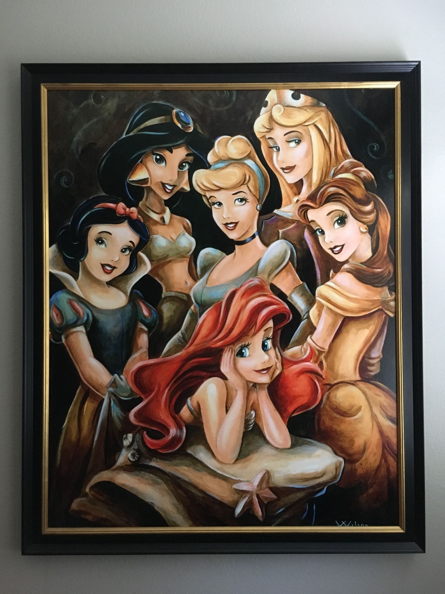 Disney Princess Framed Painting
