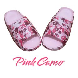 Pink Camo Slides 