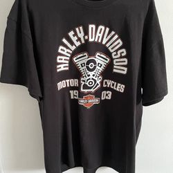 Harley Davidson Tshirt and ZIPPO