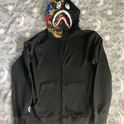 Black Bape Hoodie large new
