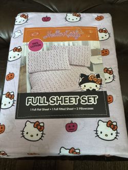 Hello Kitty Halloween Sheets