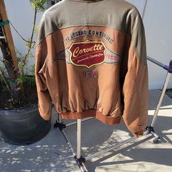 CORVETTE Leather Bomber Jacket 