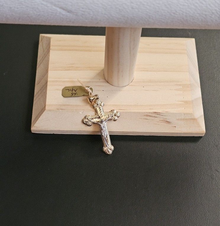 14k Gold Two Tone Pendant 