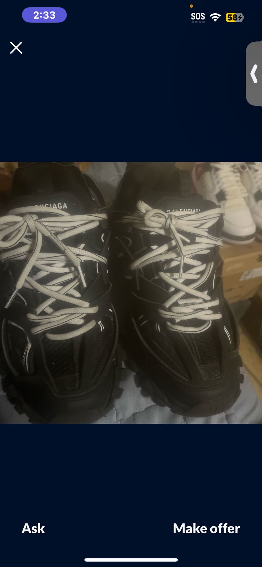 Balenciaga track run