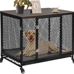 ✌️ Aivituvin Dog Crate Furniture Movable Side End Table Indoor Dog Kennel